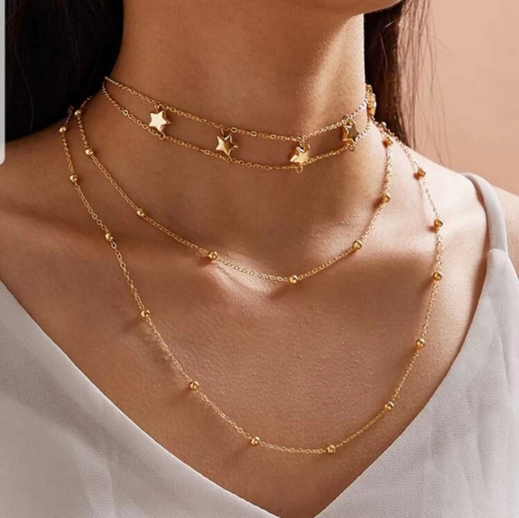 Nikkiwallflower Jewelry - *Mercedes* Star Choker Necklace